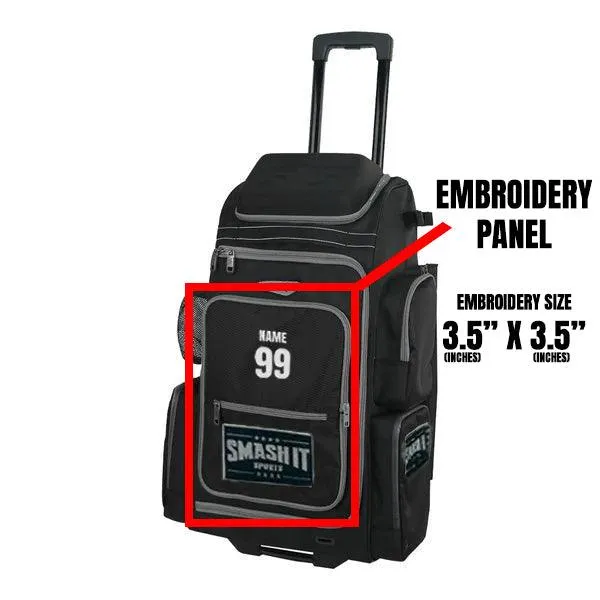SMASH OPS Lil' Guerrilla Roller Bag - Charcoal/Black