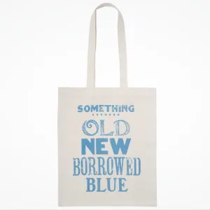 Something old-blue tote bag