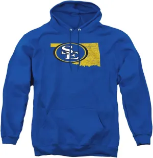 Southeastern Oklahoma State University Official State Shape Unisex Adult Pull-Over Hoodie