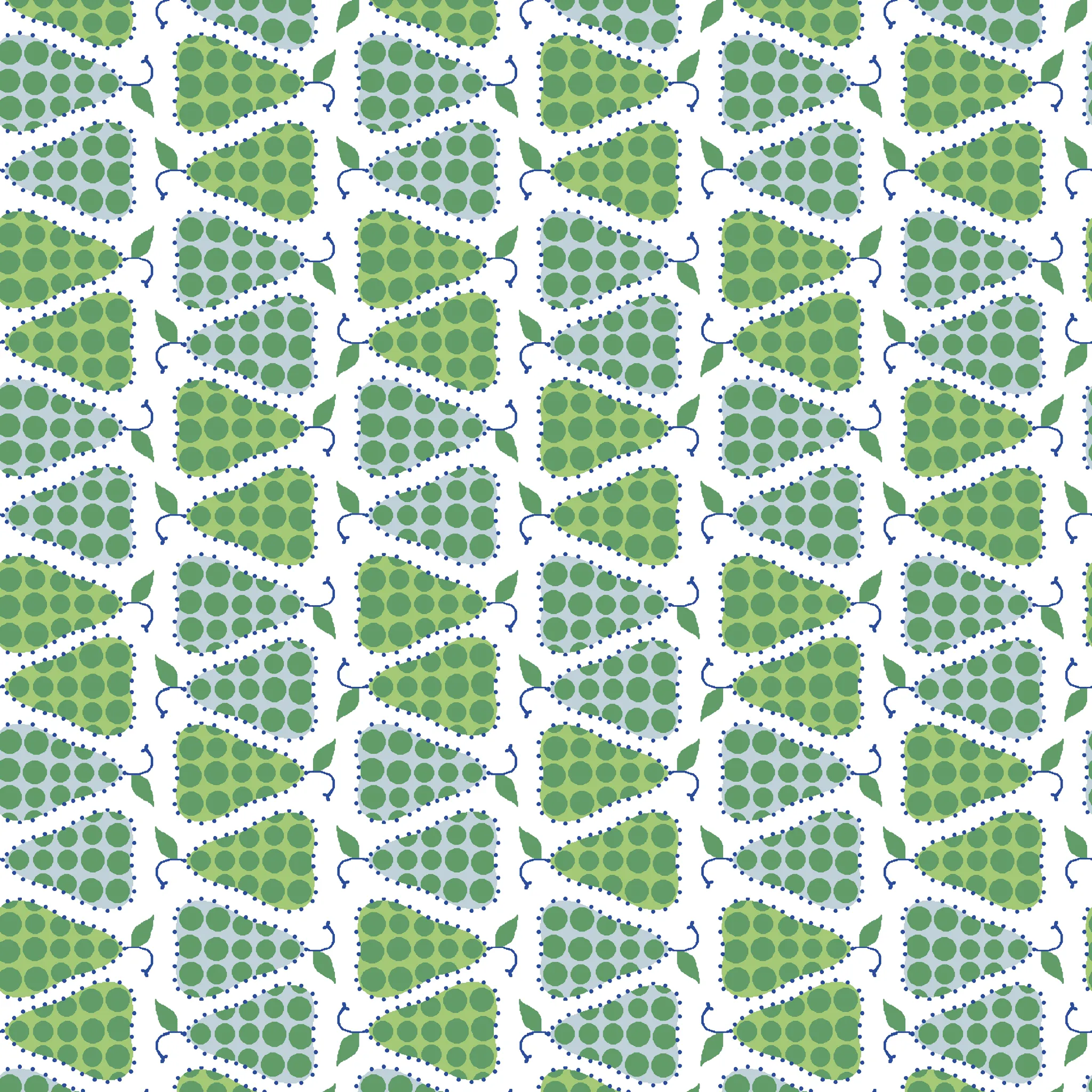 Speckled Pears - Fresh Fruit Fabric