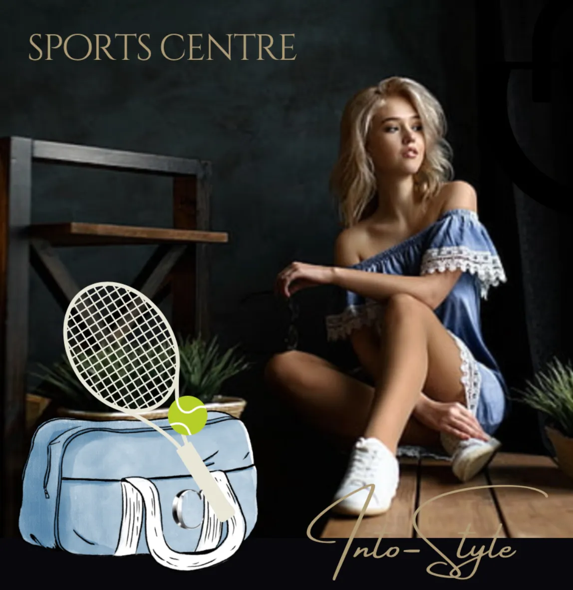 Sports Bag - Tennis, Squash or Badminton Adult/Child - One Size