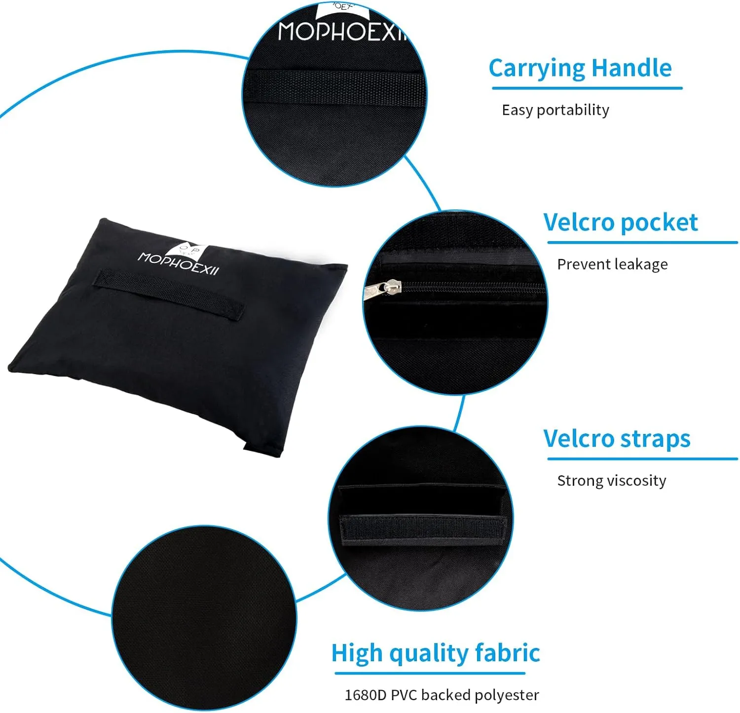 Sports Net Sandbags,All Sport Sandbags for Baseball Nets, Soccer Goals, Golf Nets, Football Nets, Hockey Nets,Weighted Anchor Bags