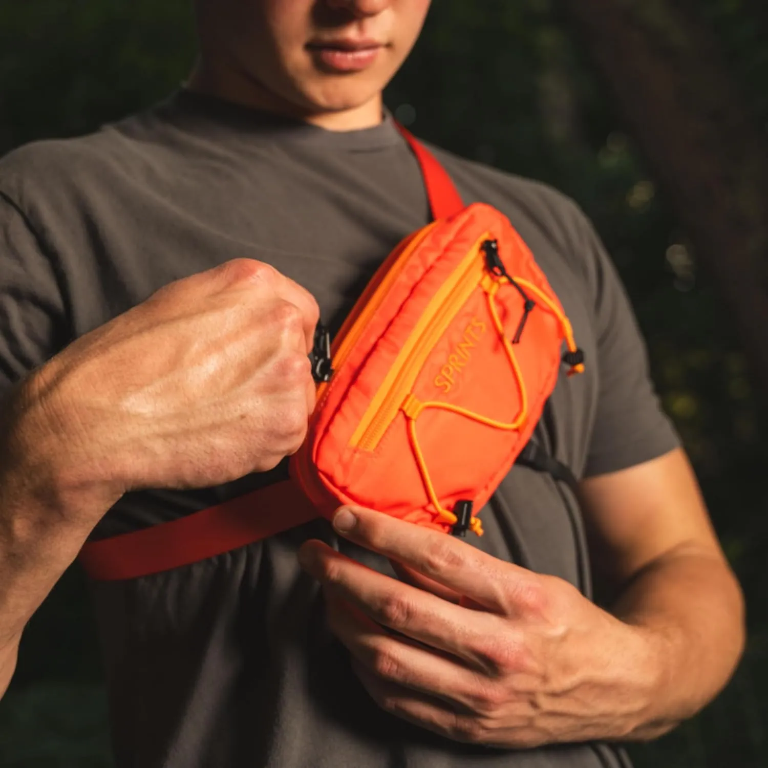 Sprints Small Cross Body Sling It Bag (Fire Ruck)
