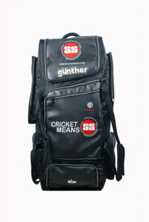 SS Gunther kit bag black (Wheel) Cricket kit Bag