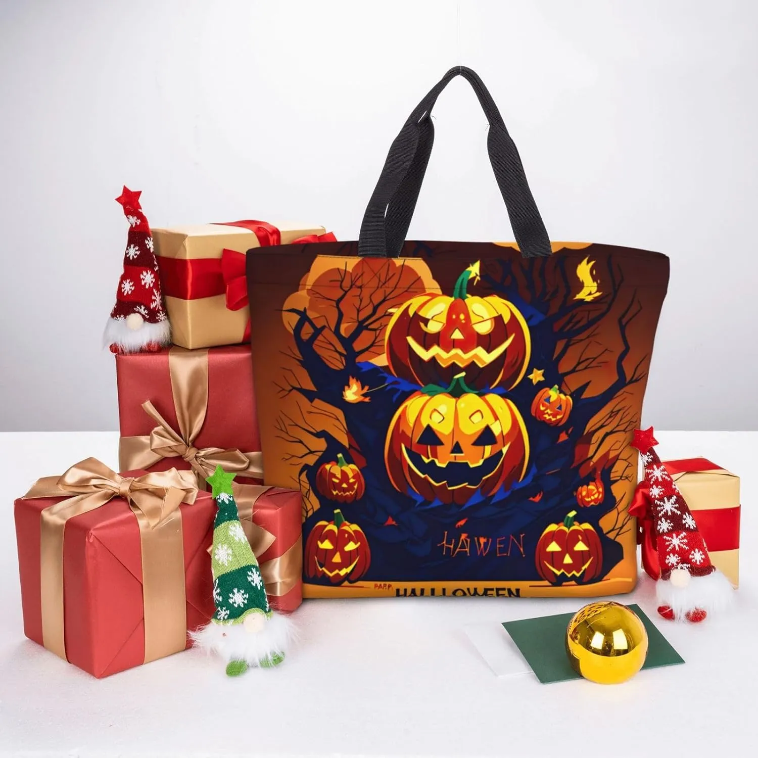 SSIMOO Paris Eiffel Tower Stylish Zipper Shopping Bags,Shoulder Bag,The Perfect Blend Of Style And Convenience