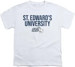 St. Edward's University Official Stacked Youth Kids Boy/Girls T Shirt