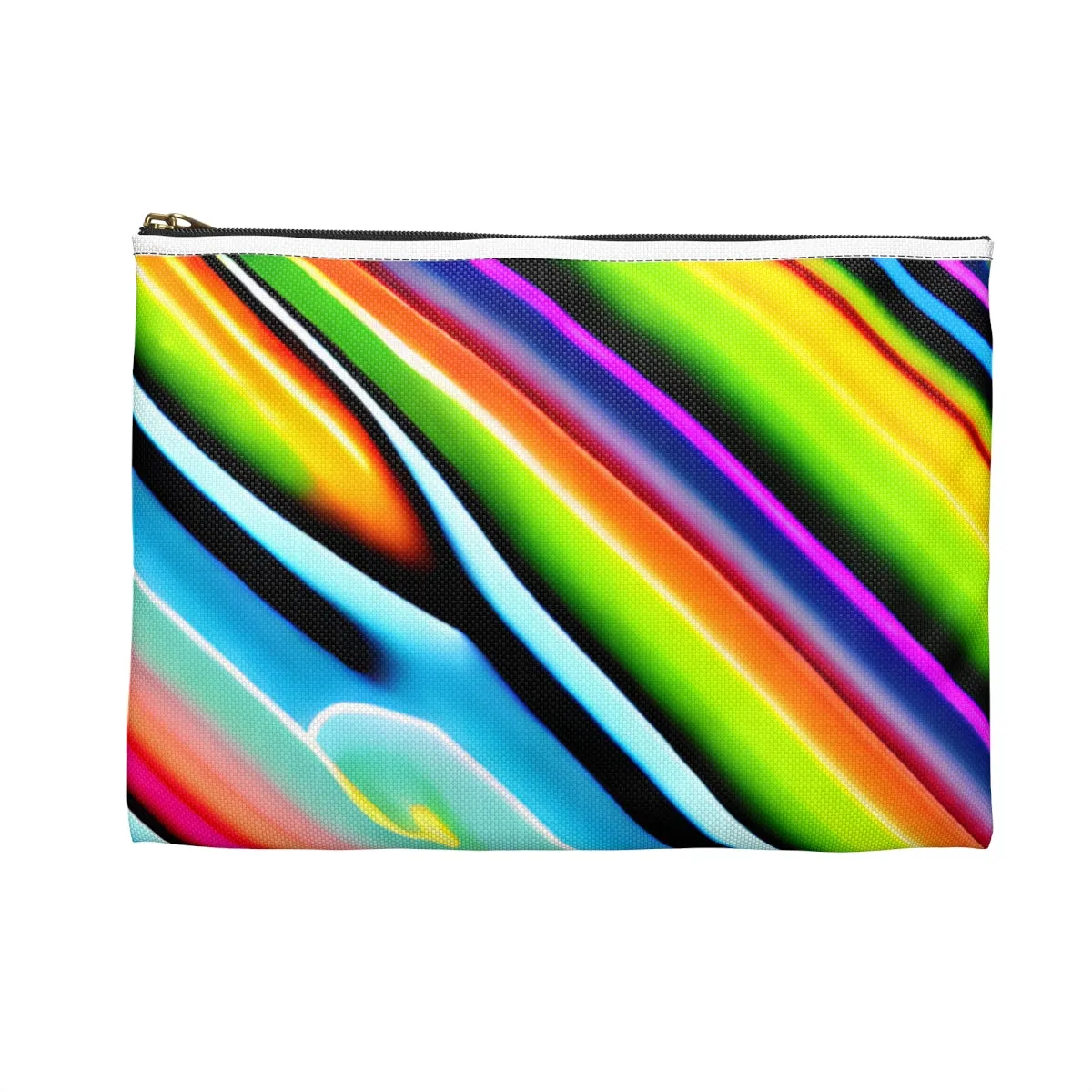 Striped Colorful Pouch: Perfect for Your Accessories