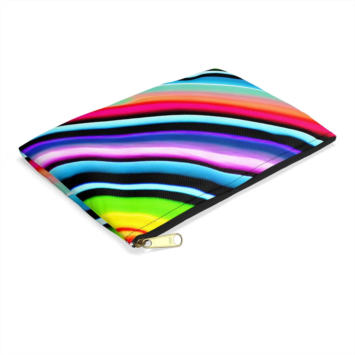 Striped Colorful Pouch: Perfect for Your Accessories