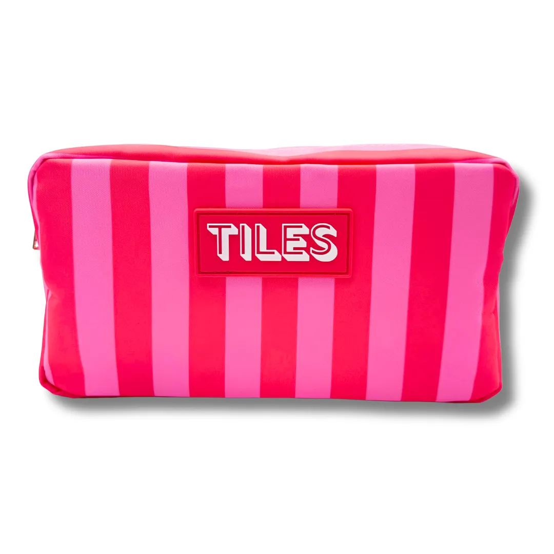 Striped Mahjong Tile Bags
