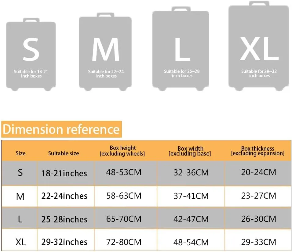 Sturdy Suitcase Proterctor, Fashion Luggage Covers with Stylish Prints Anti-Scratch Design Anti Theft Portable Zipper Design for Airplane Checked Bags Capybara