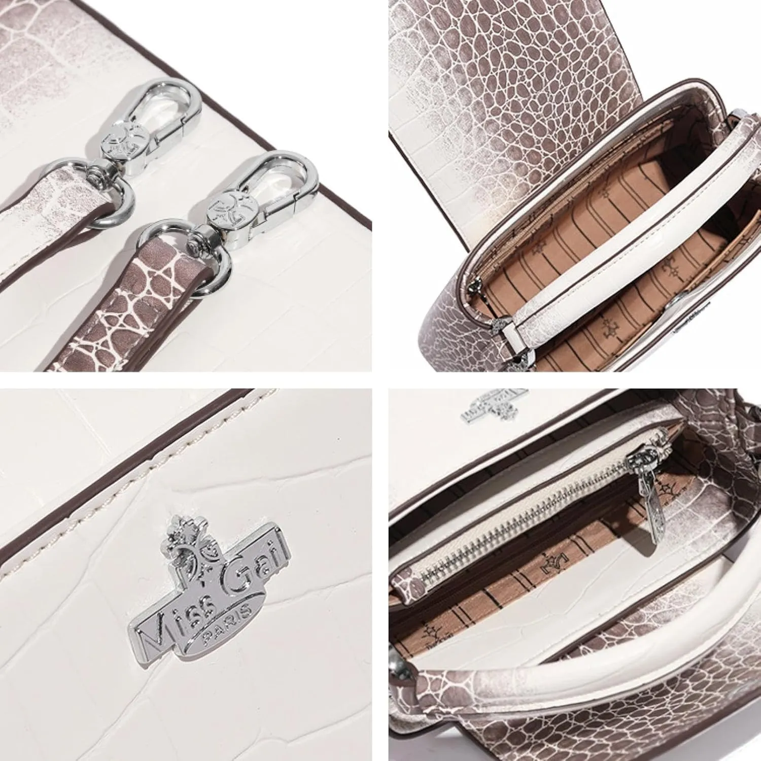 Stylish Women's Versatile Stone Pattern Bucket Bag - Top Handle Crossbody & One-Shoulder Commuting Purse