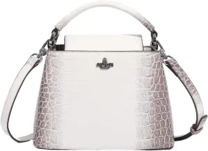 Stylish Women's Versatile Stone Pattern Bucket Bag - Top Handle Crossbody & One-Shoulder Commuting Purse