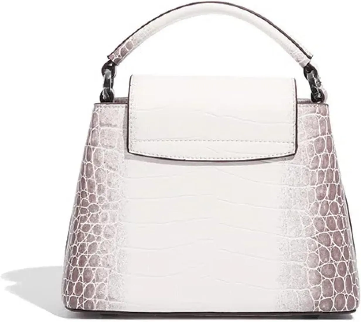 Stylish Women's Versatile Stone Pattern Bucket Bag - Top Handle Crossbody & One-Shoulder Commuting Purse