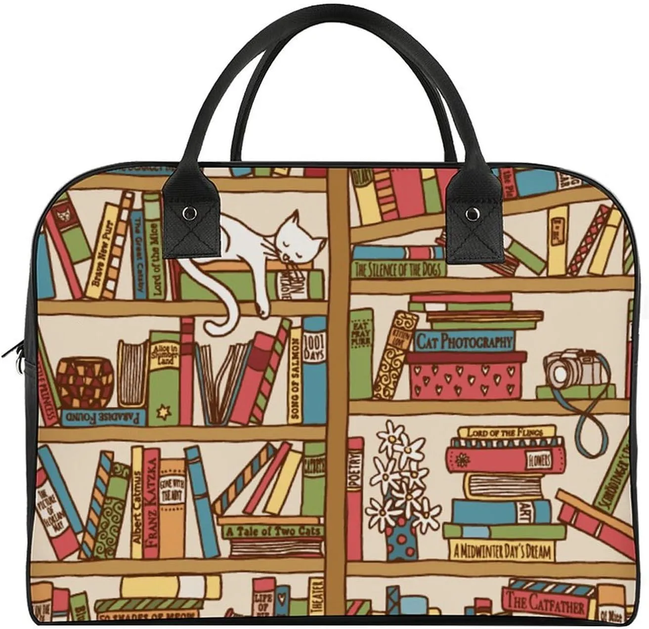 Sun Moon Stars Tarot Cards Travel Handbag with A Large Capacity Design That Can Be Reused