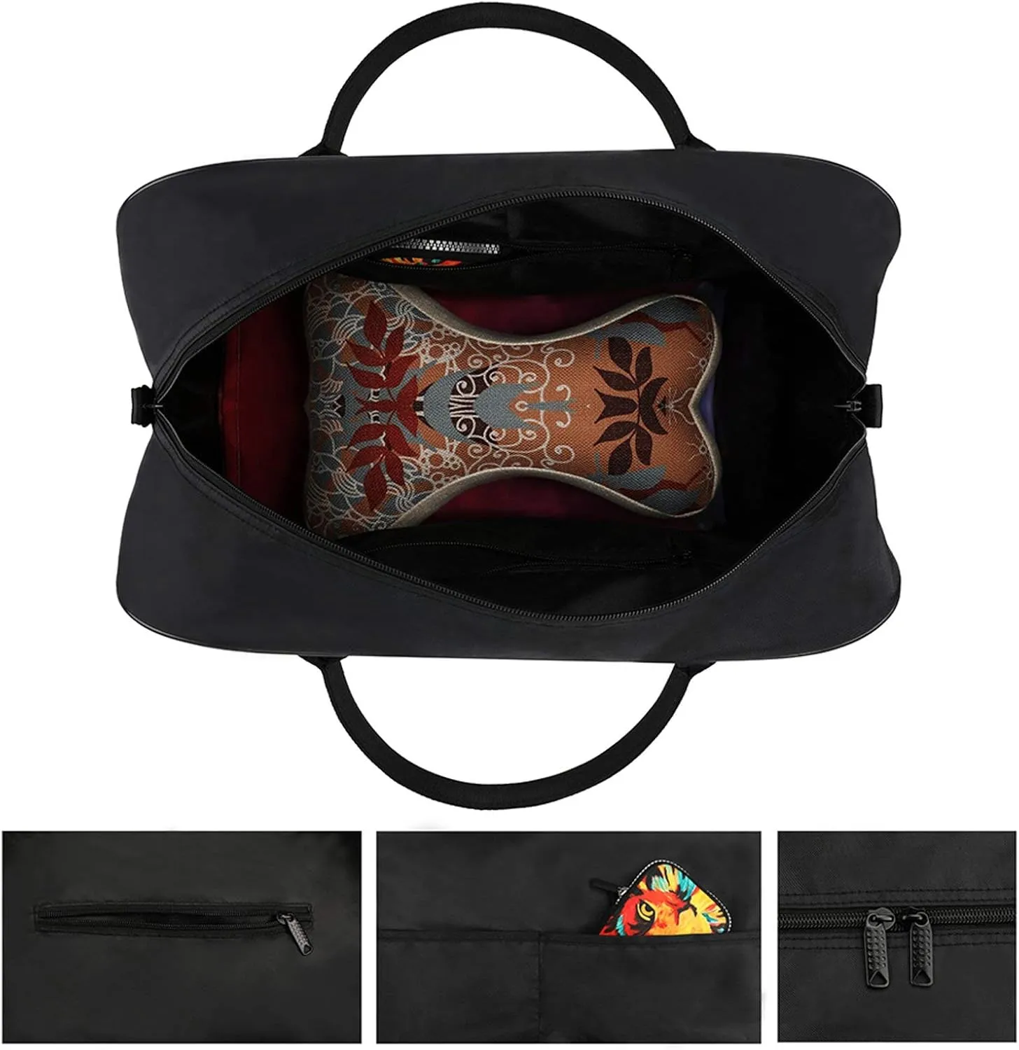 Sun Moon Stars Tarot Cards Travel Handbag with A Large Capacity Design That Can Be Reused