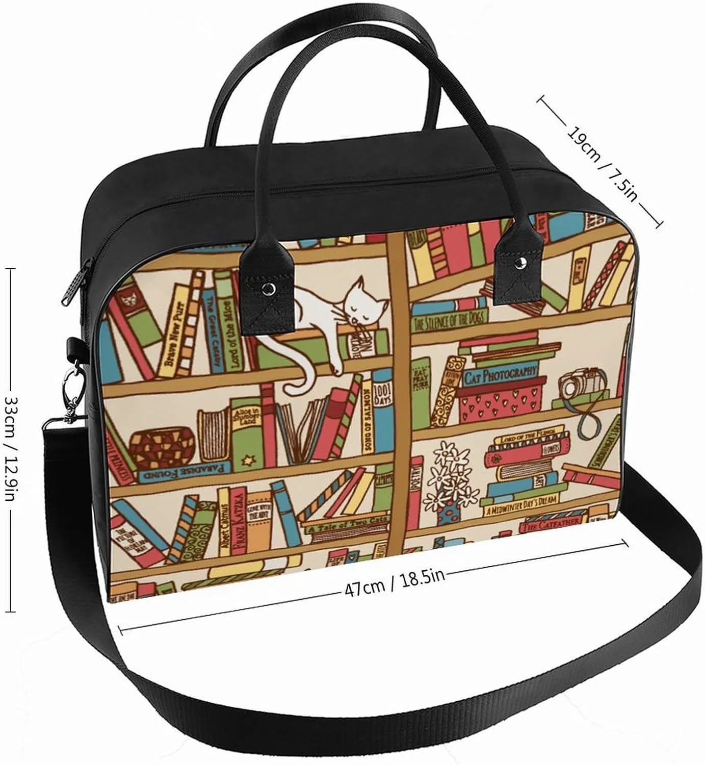 Sun Moon Stars Tarot Cards Travel Handbag with A Large Capacity Design That Can Be Reused