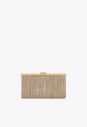 Sundance Crystal-Embellished Clutch