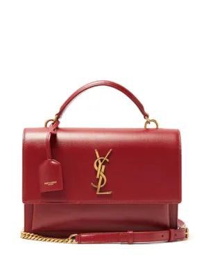 Sunset medium leather shoulder bag