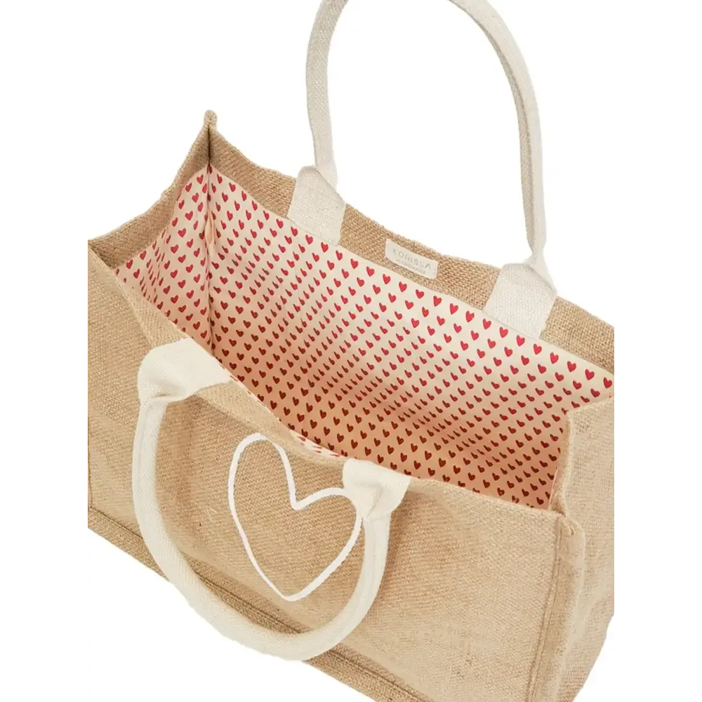Sustainable Jute Canvas Shopping Bag for Eco-Friendly Shopping