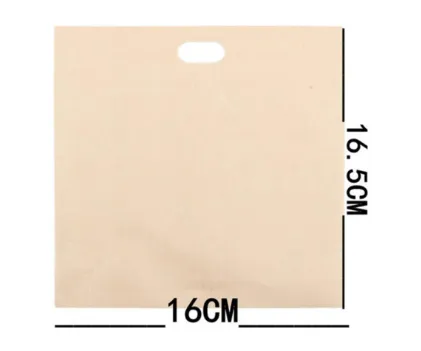 Teflon high temperature toast bag ptfe fiberglass toast bag toasted sandwich bag toaster bag