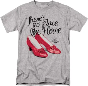 The Wizard of Oz Ruby Slippers Unisex Adult T Shirt for Men and Woman