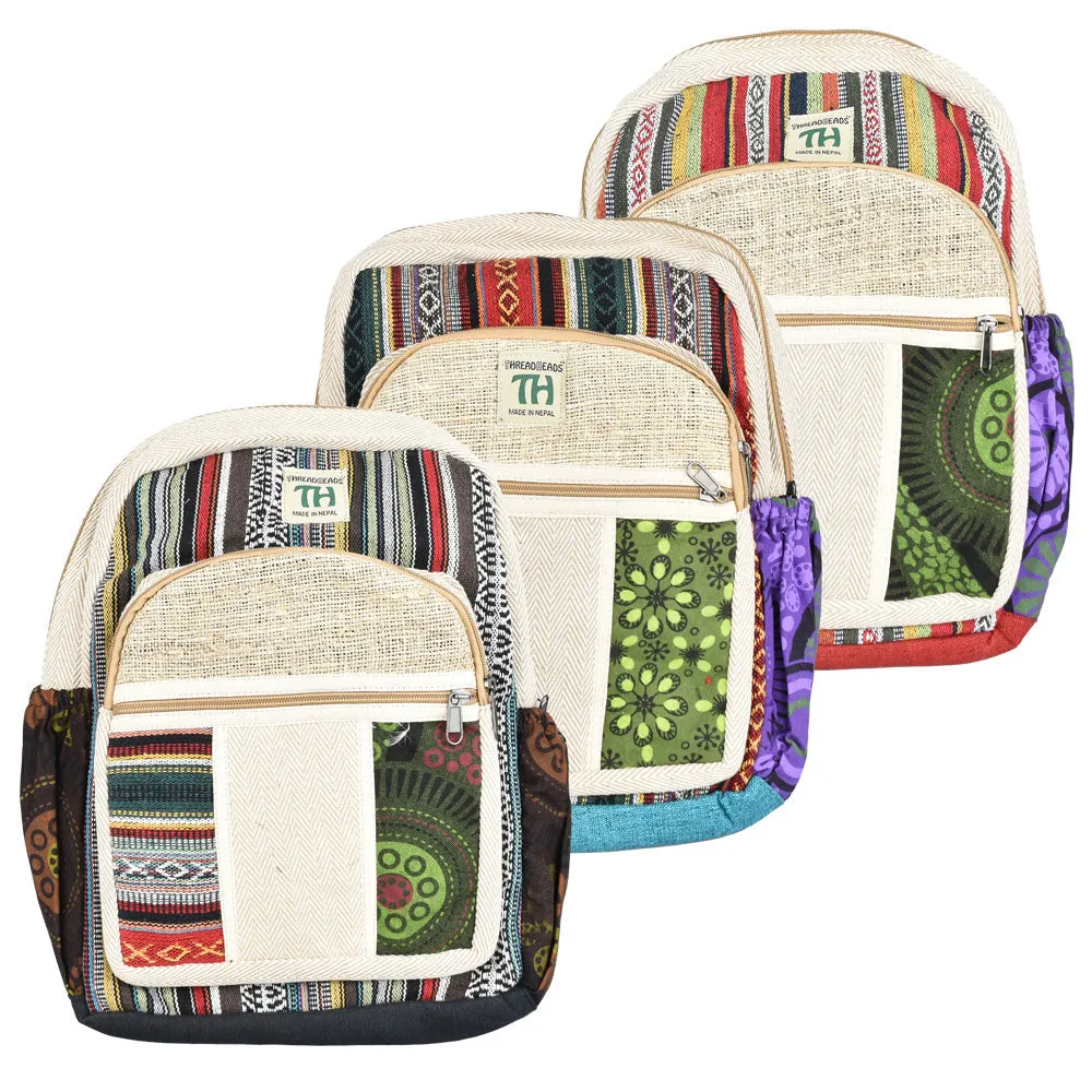 Threadheads Hemp Patchwork Backpack