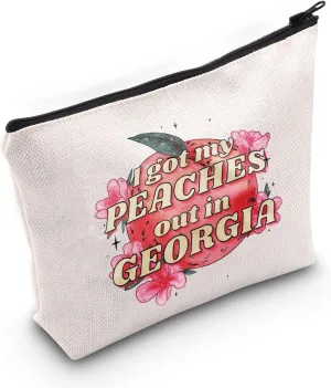TOBGBE Song Lyrics Gift Music Lover Gift Peaches Song Gift Singer Fans Gift Song Lyrics Makeup Bag (My Pea)
