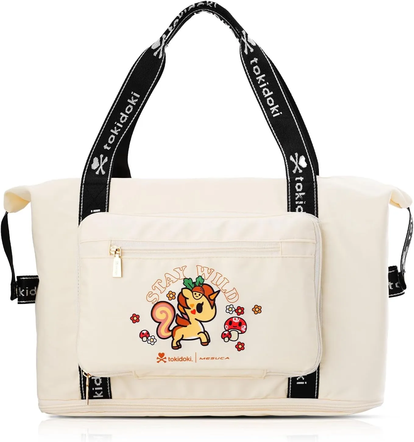 Tokidoki Duffle Bag for Travel, Carry on Weekender Bags for Women Large Capacity Tote Bag, Sports Gym Bag