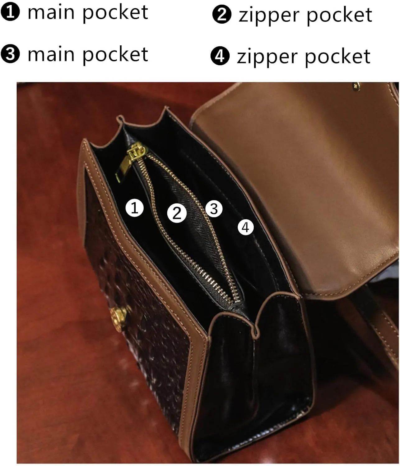 Top handle Satchel bags Shoulder Crossbody Purse Retro Crocodile Hobo Handbag Cluth Purse for Women