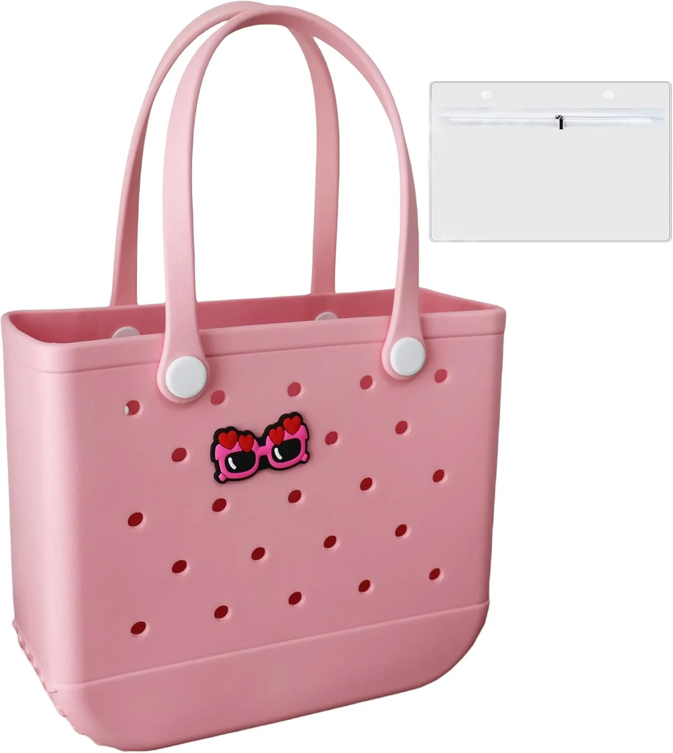 Tote Bag Rubber Beach Bag, Travel Tote Bag waterproof sandproof,Waterproof Zipper Inner Bag,Travel Bags