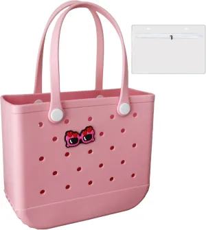 Tote Bag Rubber Beach Bag, Travel Tote Bag waterproof sandproof,Waterproof Zipper Inner Bag,Travel Bags