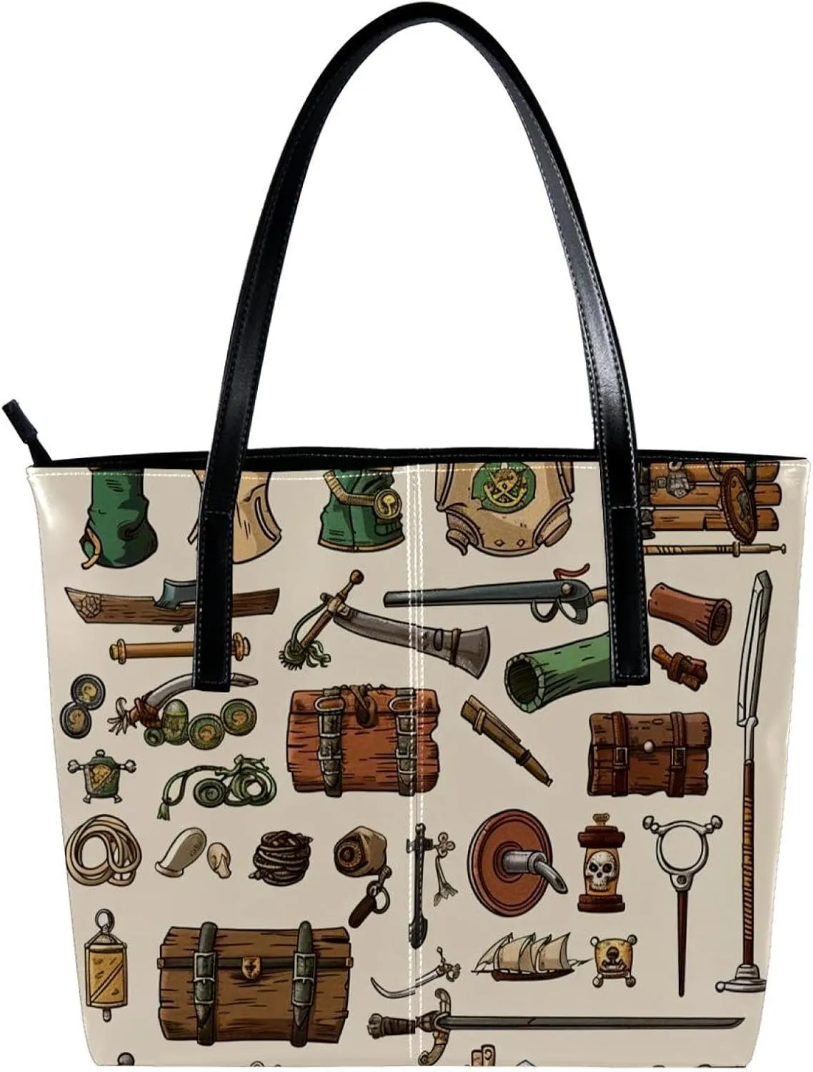 Tote Bags, Large Tote Bag, Women's Tote Handbags, Nautical Anchor Ocean Summer, Tote Bags for Women
