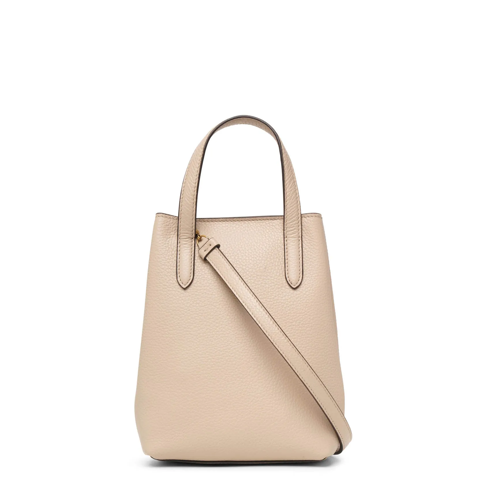 Travel mini nude tote bag