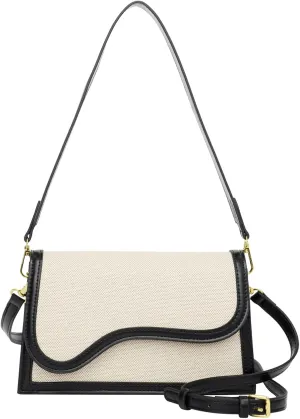 Travistar Crossbody Bags for Women Trendy - Small Cross Body Purse Shoulder Bag Leather Handbags Evening Clutch with 2 Straps