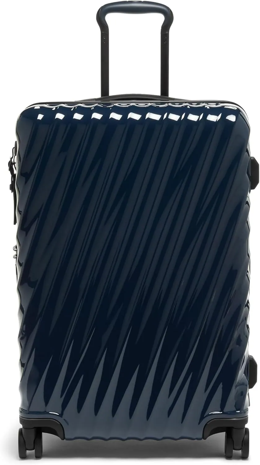 TUMI - 19 Degree Short Trip Expandable 4 Wheeled Packing Case - Hard Shell Suitcase - 26.0" X 17.5" X 10.0" - Navy