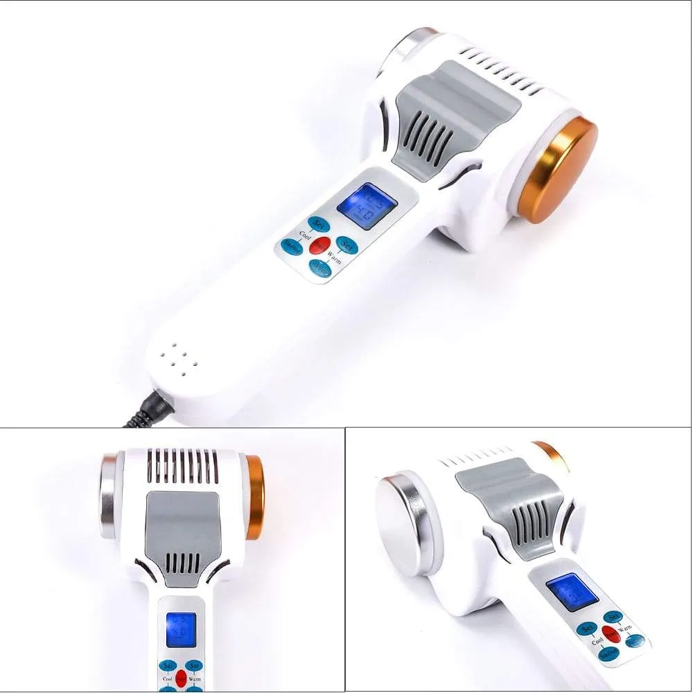 Ultrasonic Cryotherapy Hot Cold Hammers Lymphatic Ultrasound Body Face Massager
