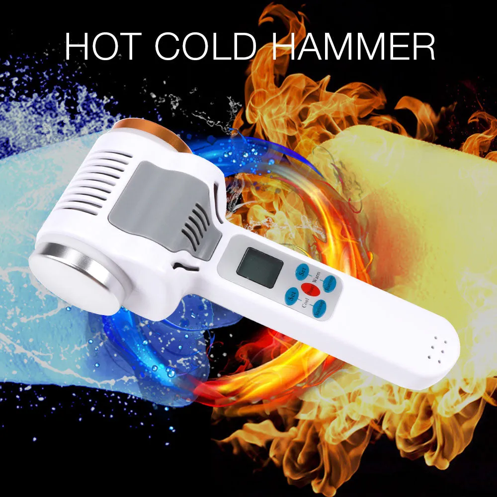 Ultrasonic Cryotherapy Hot Cold Hammers Lymphatic Ultrasound Body Face Massager