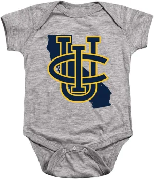 University of California, Irvine Official State Shape Unisex Infant Snap Suit for Baby