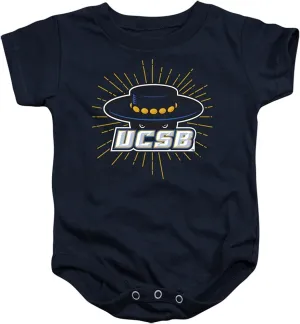 University of California, Santa Barbara Official Burst Unisex Infant Snap Suit for Baby