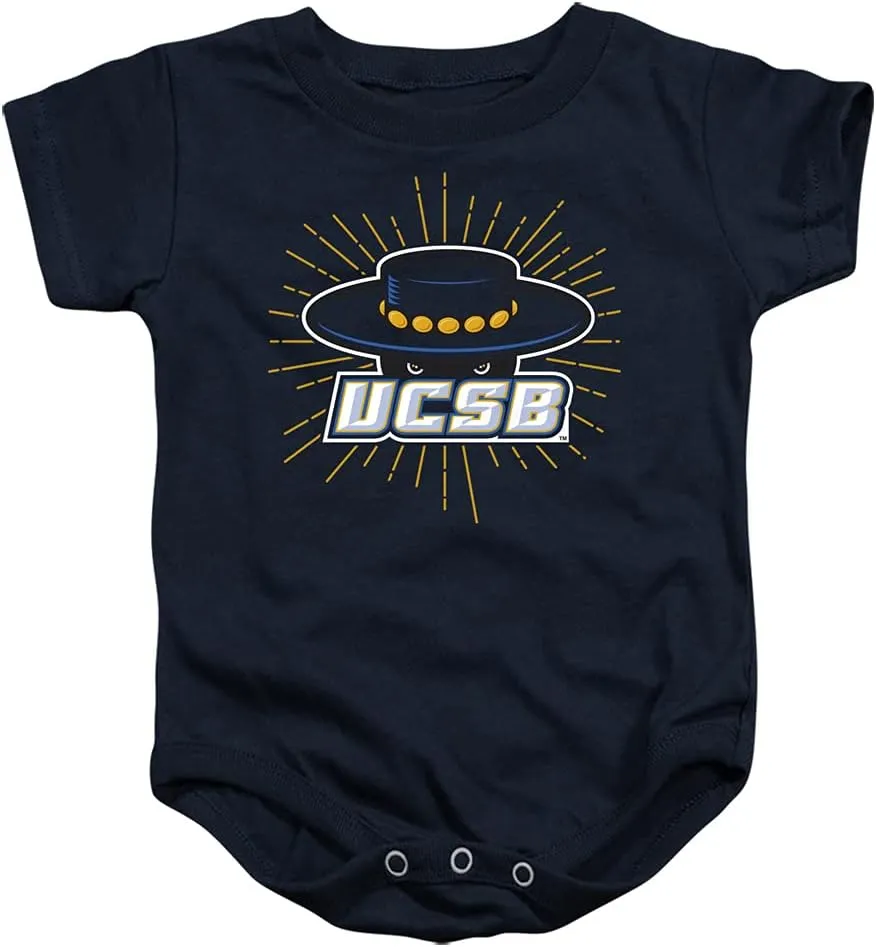 University of California, Santa Barbara Official Burst Unisex Infant Snap Suit for Baby