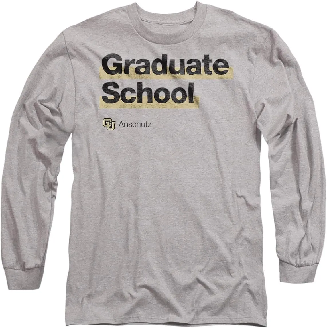 University of Colorado Anschutz Medical Campus Graduate School Bold Unisex Adult Long-Sleeve T Shirt