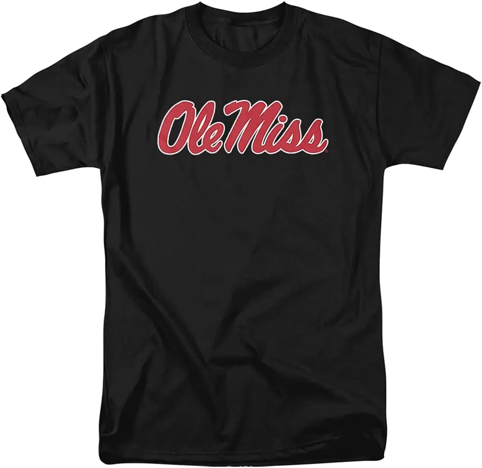 University of Mississippi Official Stacked Unisex Adult T Shirt