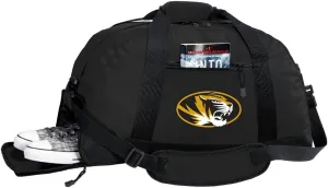 University of Missouri Duffel Bag - Mizzou Gym Bags w/SHOE POCKET
