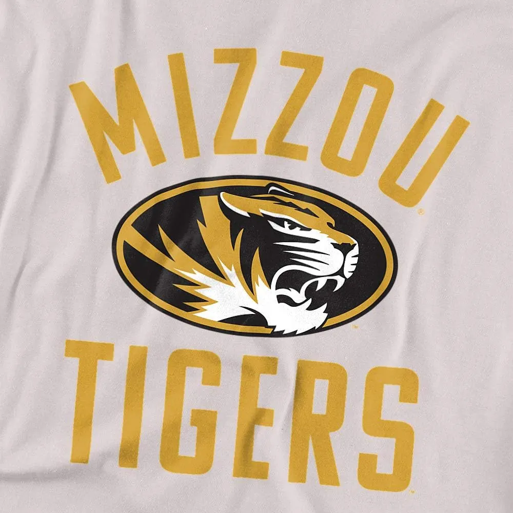 University of Missouri Official Mizzou Tigers Logo Unisex Adult T Shirt