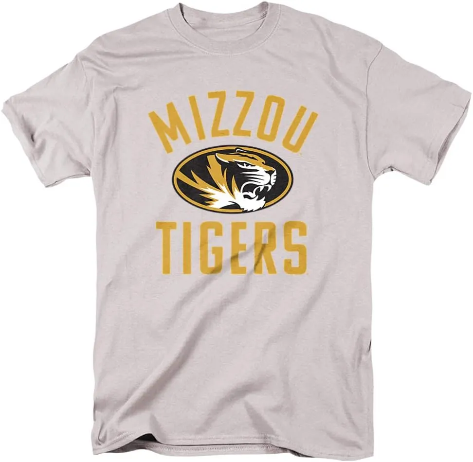 University of Missouri Official Mizzou Tigers Logo Unisex Adult T Shirt