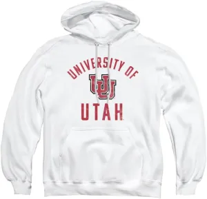 University of Utah Official One Color Utes Logo Unisex Adult Pull-Over Hoodie