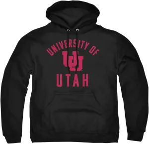 University of Utah Official One Color Utes Logo Unisex Adult Pull-Over Hoodie
