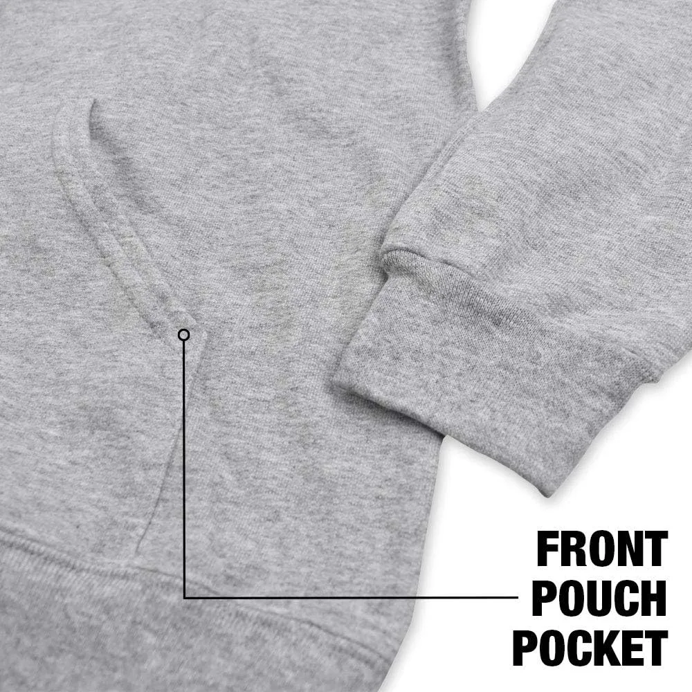 University of Utah Official Stacked Unisex Adult Pull-Over Hoodie