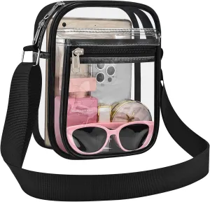 USPECLARE Clear Purse Bag for Stadium Events Clear Messenger Bag for Men and Women