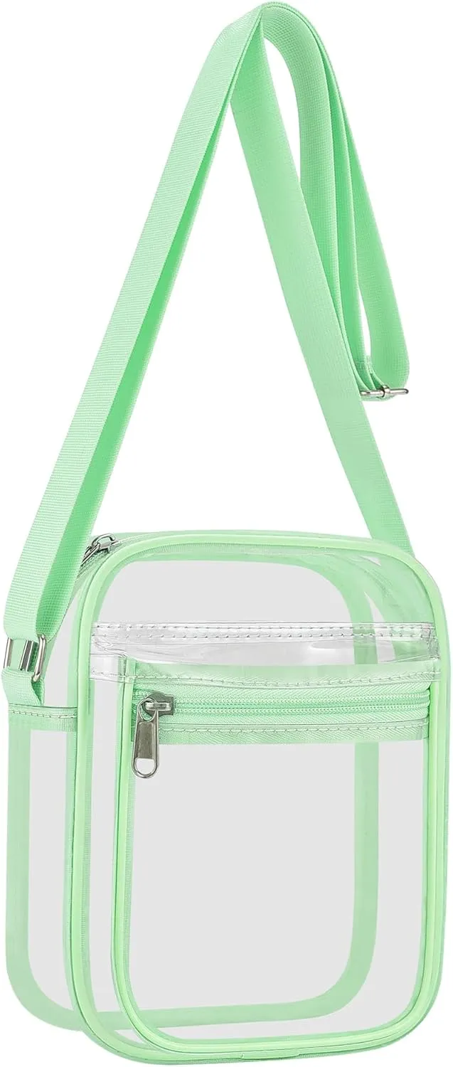USPECLARE Clear Purse Bag for Stadium Events Clear Messenger Bag for Men and Women